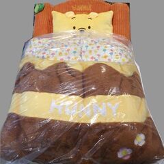 新札幌 新品同様 Disney ペットベッド くまのプーさん 折り畳み カドラーベッド No.2807の画像