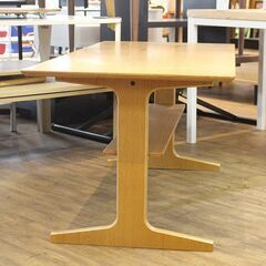 北大前! 札幌 引取 MUJI 無印良品 ダイニングテーブル リビングでもダイニングでもつかえるテーブル オーク材 W150cm シンプル モダン 札幌 2048285の画像