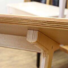 北大前! 札幌 引取 MUJI 無印良品 ダイニングテーブル リビングでもダイニングでもつかえるテーブル オーク材 W150cm シンプル モダン 札幌 2048285の画像
