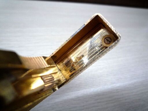 本物 ライター　デュポン ライン1 L ゴールドカラー S.T.Dupont USED 苫小牧西店