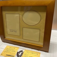 大型写真立て 新品未使用 ガラス 木製  壁掛け インテリア 雑貨 小物 の画像