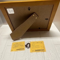 大型写真立て 新品未使用 ガラス 木製  壁掛け インテリア 雑貨 小物 の画像