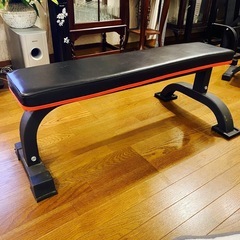 【受け渡し完了】筋トレ用　フラットベンチ　ダンベルベンチ　筋力トレーニングベンチの画像