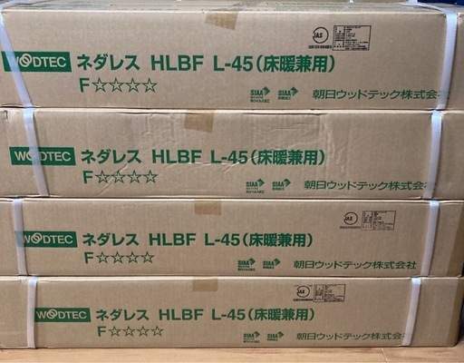 WOODTEC    ネダレス　フローリング　4レース+バラ19枚