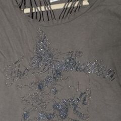 SKY BOMBERのフリンジ襟半袖T(Lサイズ)の画像