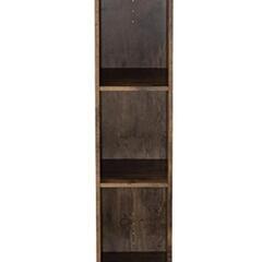 【受け渡し者決定】ニトリ(NITORI) カラーボックス Nカラボ スリム3段 ミドルブラウンの画像