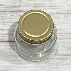 新品 食料ガラス瓶 広口 320mL 40本入1ケース 未開封 蓋付き ビン 第一硝子 ジャム瓶 キムチ ピクルス 1ADW0301①の画像