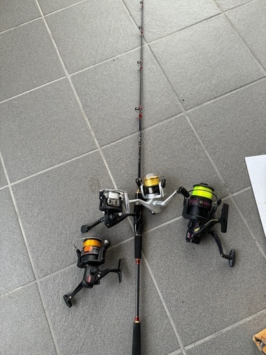 釣り竿3リール
