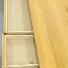 ★美品★無印良品　デスク＆キャビネットセット　オーク材　【モノ市場半田店】の画像