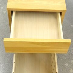 ★美品★無印良品　デスク＆キャビネットセット　オーク材　【モノ市場半田店】の画像