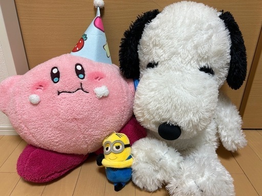 ふわふわぬいぐるみ3点セット\n