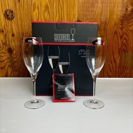 s0922613 本体未使用 RIEDEL リーデル ヴィノム シャンパングラス 2個セット 食器 グラス シャンパン ブランド バー カクテル 中古品