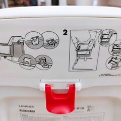【大幅値下げ！早いもの勝ち】IKEA LANGUR イケア ラングール 子供用 ハイチェア シートシェル トレイ付の画像