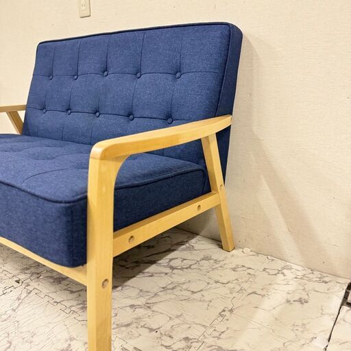  19836  NITORI 2人掛けソファ   ◆大阪市内・東大阪市他 6,000円以上ご購入で無料配達いたします！◆ ※京都・高槻