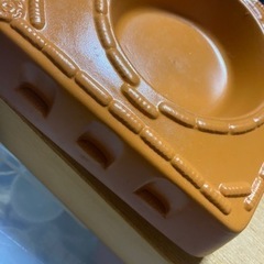 常滑焼　灰皿　相撲の画像