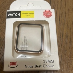 Apple Watch 38ミリ　全面保護　ガラスケース