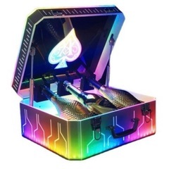 【新品未使用】アタッシュケース アルマンド LED ボトルケースディスプレイの画像