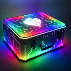 【新品未使用】アタッシュケース アルマンド LED ボトルケースディスプレイの画像