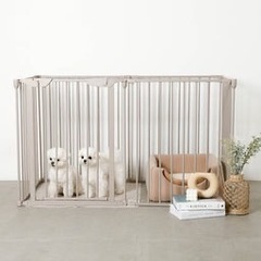 ほぼ新品！　monchéri ペットケージ　変形自在の画像