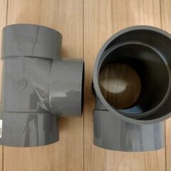 VU継手 チーズ 75 型番【VUDT75】2個