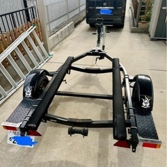 船　プレジャー　ボート　船外機　ボートトレーラー　ジェットトレーラーの画像