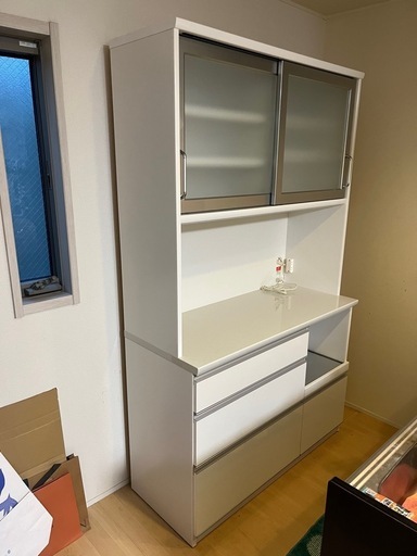 カップボード　白