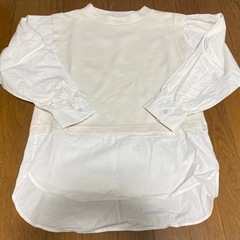 GU シャツレイヤードトップス