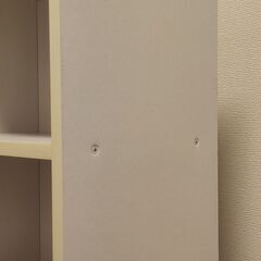 本棚 カラーボックス 3段 ホワイトの画像