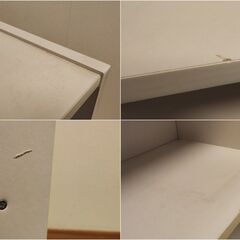 本棚 カラーボックス 3段 ホワイトの画像