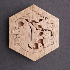 恐竜パズル　①