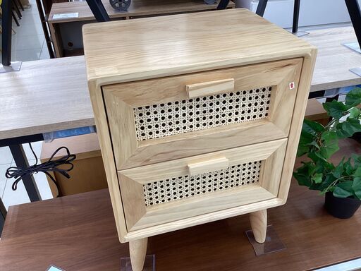 ラタンサイドチェスト　ナチュラル