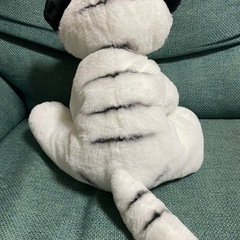 【差し上げます】ホワイトタイガーぬいぐるみの画像