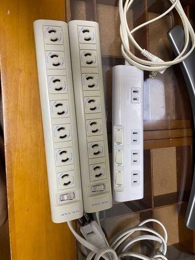 電源タップ 3本