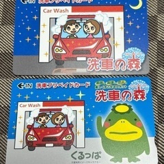⑫ 洗車の森　1万円分カード