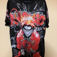  未使用　黒Tシャツ　NARUTO XLサイズ