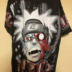  未使用　黒Tシャツ　NARUTO XLサイズの画像