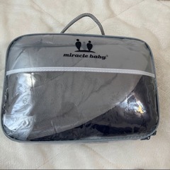 新品　ベビーカー用 防寒フットマフ ネイビーの画像