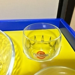 【新品】オランジーナ　ボウル・グラスセット　フレンチポンチの画像