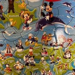【知育おもちゃ】ディズニー日本地図パズルの画像