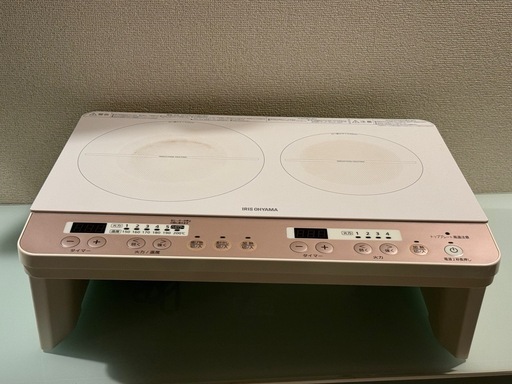 決まりました！アイリスオーヤマIHクッキングヒーターピンクゴールド