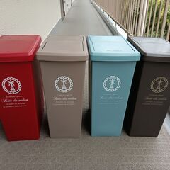 平和工業 スライドペール 30L ｘ4色セット