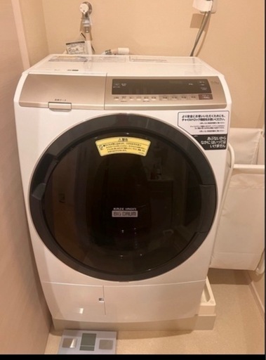 定価約34万！美品！ドラム式洗濯乾燥機　日立BD-SV110ER