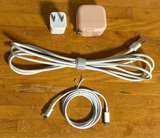 充電器 電源アダプタ ケーブル 各2つセット