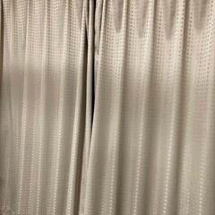 取引者決定　【中古】遮光カーテン　ベージュ系