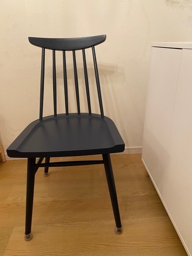 【値引き】椅子　 ダイニングチェア　ネイビー　ナチュラル