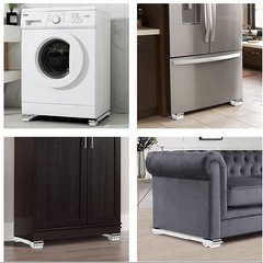 【値下げしました！】洗濯機、冷蔵庫他 可動式キャスター台の画像