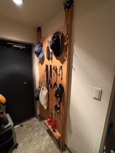 壁かけ収納（有孔ボード
）