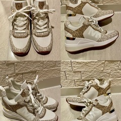 ほぼ新品　マイケルコース　MK スニーカー　シューズ　靴　レディースの画像