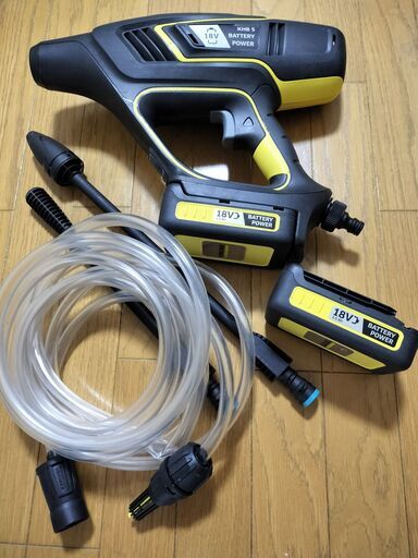 ケルヒャー高圧洗浄機KHB５バッテリーセット