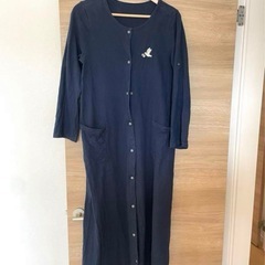 マタニティサイズ2WAY長袖ワンピースパジャマ 【産前・産後】の画像
